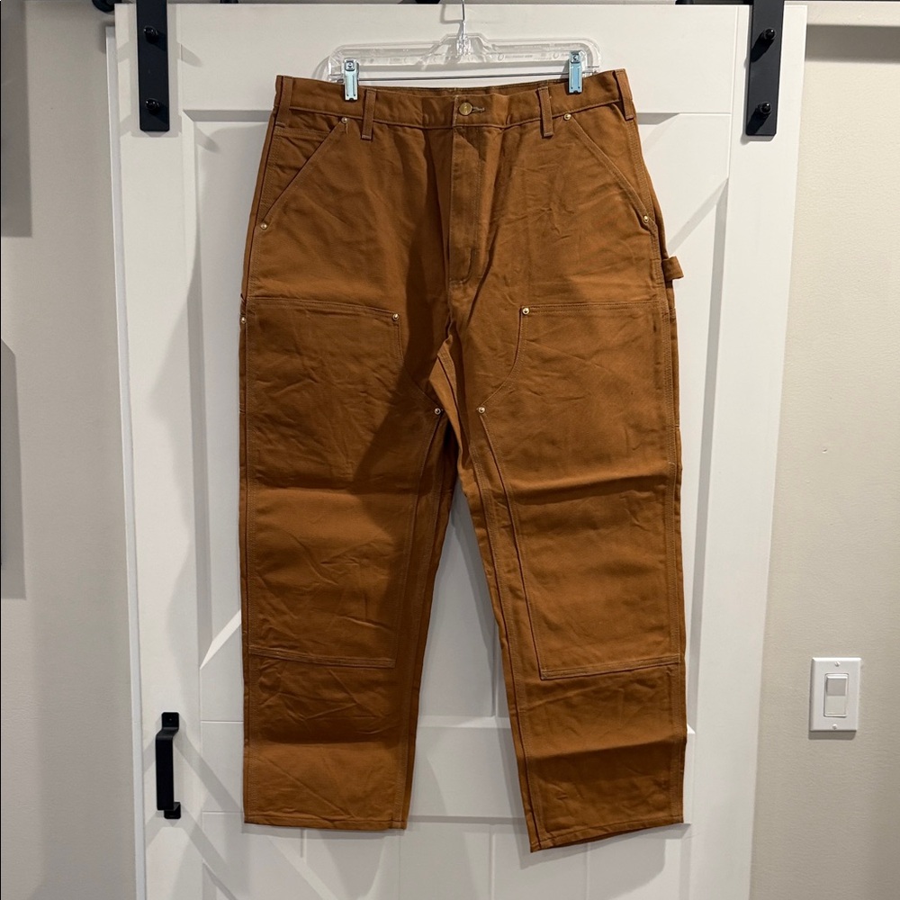 Union USA made Carhartt Men's Brown Work Pants